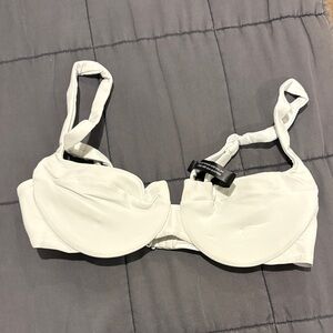 Ark Swimwear White Womens Balconette Swim Top